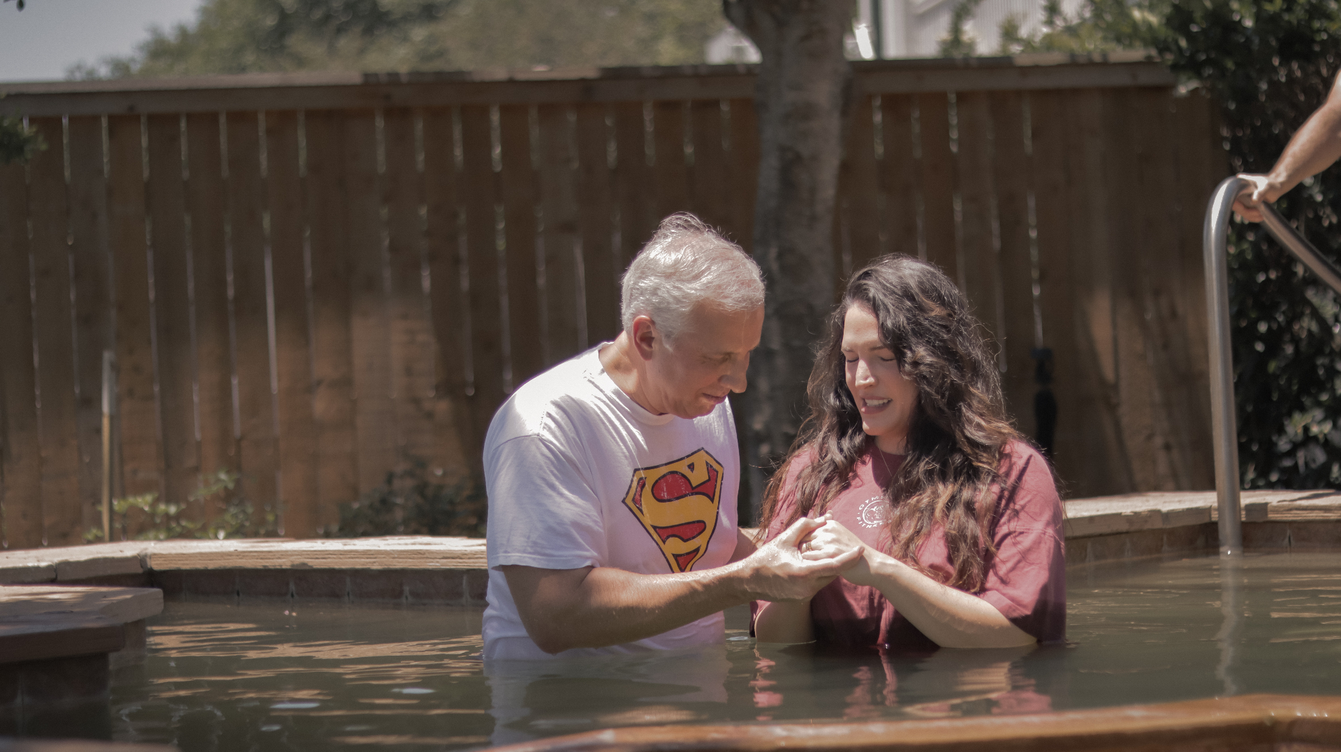 Guided into baptism