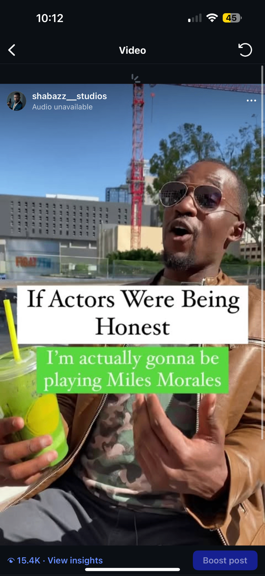 Short-form sketch — If Actors Were Being Honest